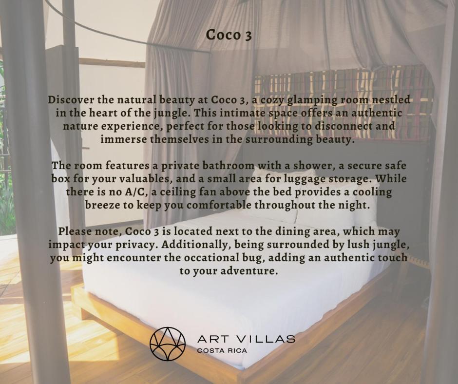 Art Villas Costa Rica, Villas & Glamping Увита Екстериор снимка