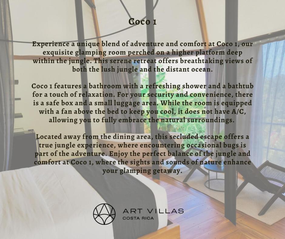 Art Villas Costa Rica, Villas & Glamping Увита Екстериор снимка